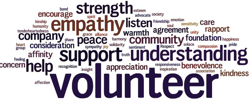 Volunteer Word Cloud Forbes House - cuanto valen 1000 robux en colombia